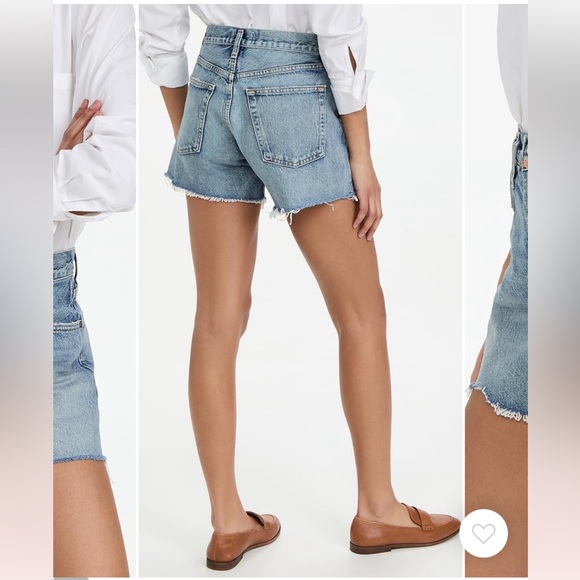 Agolde Parker Long Vintage Jean Shorts Size 29 - Picture 5 of 12